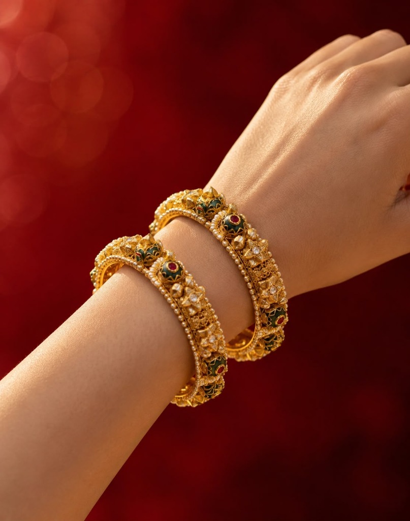 Kundan Bridal Bangles