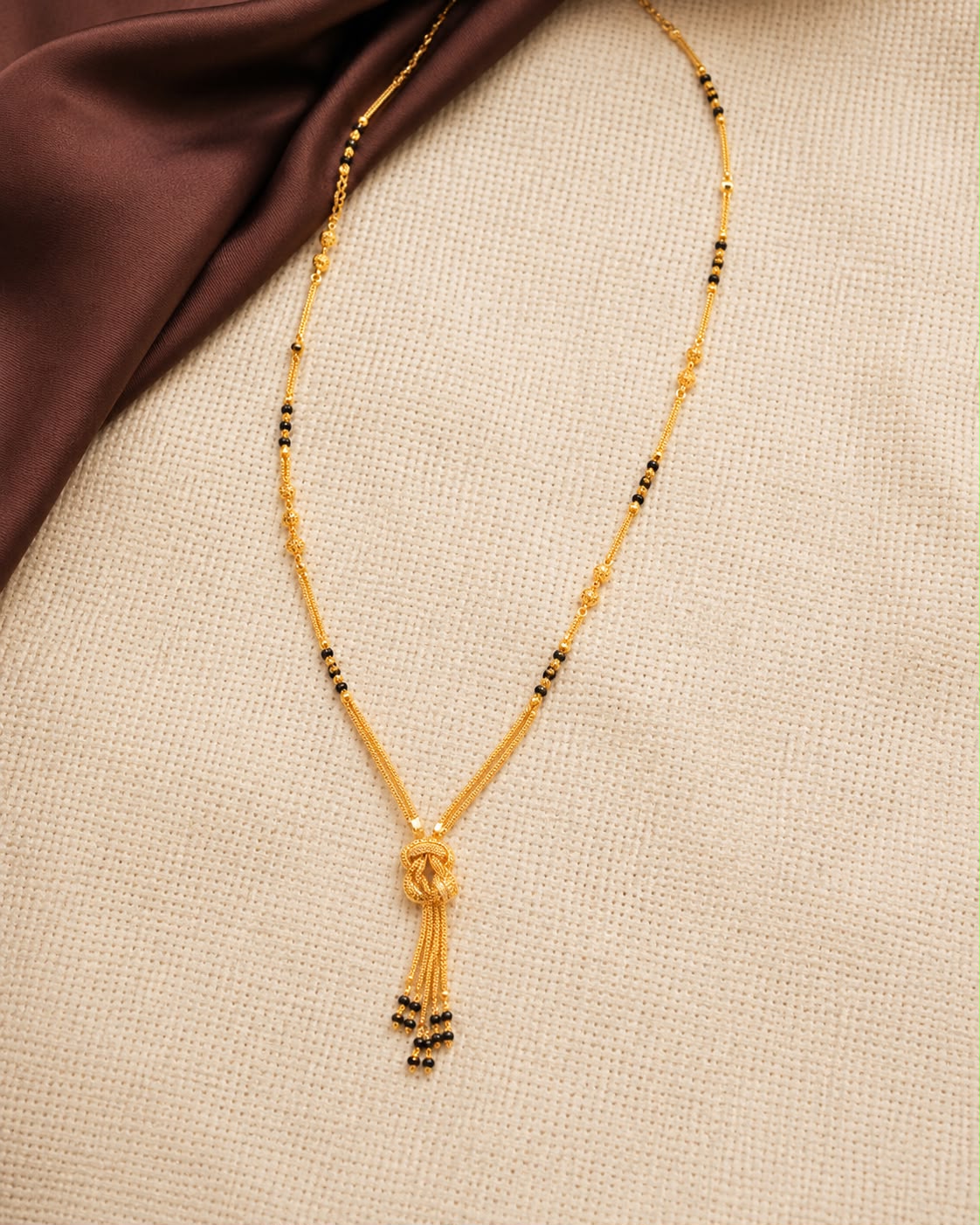 Gold Tassel Mangalsutra