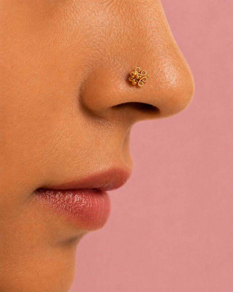 Gold Nose Pin